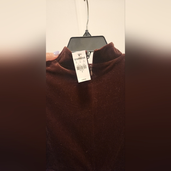 Brown suede dress - Picture 6 of 6